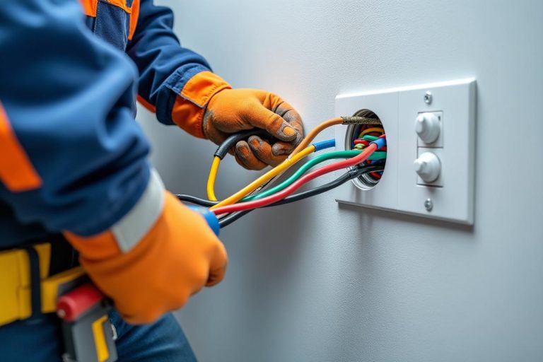 Branchement d’un détecteur de mouvement avec interrupteur va-et-vient